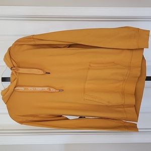 Abercrombie and Fitch Yellow Sweatshirt Large